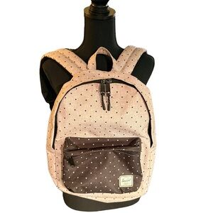 Herschel Supply Company Grey and Black Polka Dot Backpack